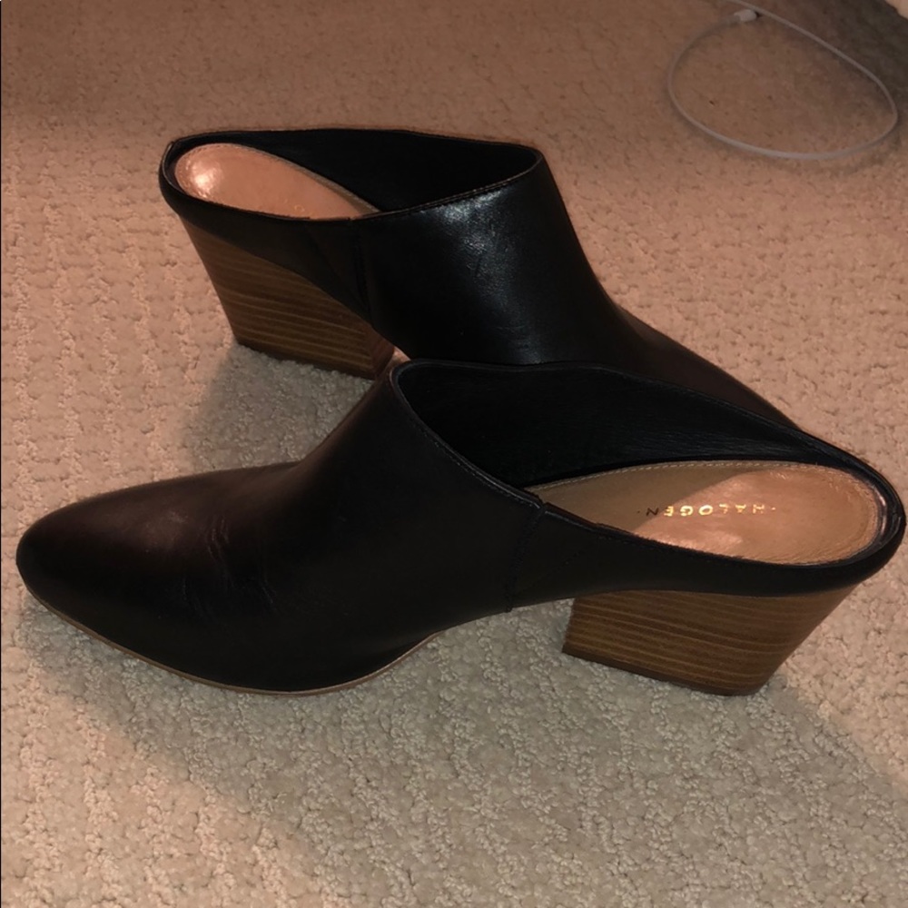 Halogen Leather Mules